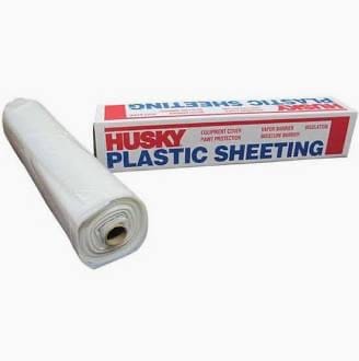 Plastic Sheeting Clear 10FT X 100FT 4-Mil