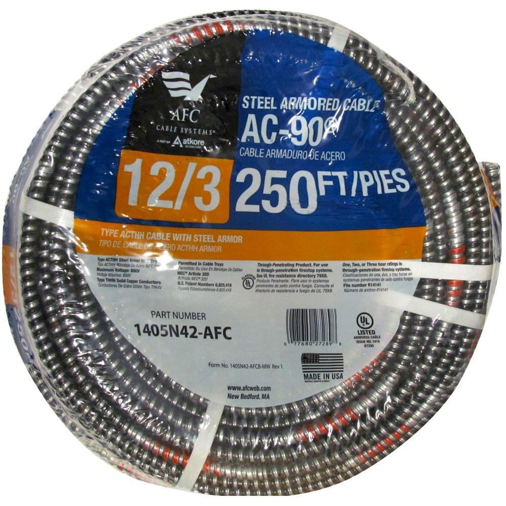 BX Cable 12-3 250FT