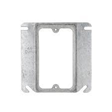 4" Square 1 Gang Device Ring 3/4" Raised